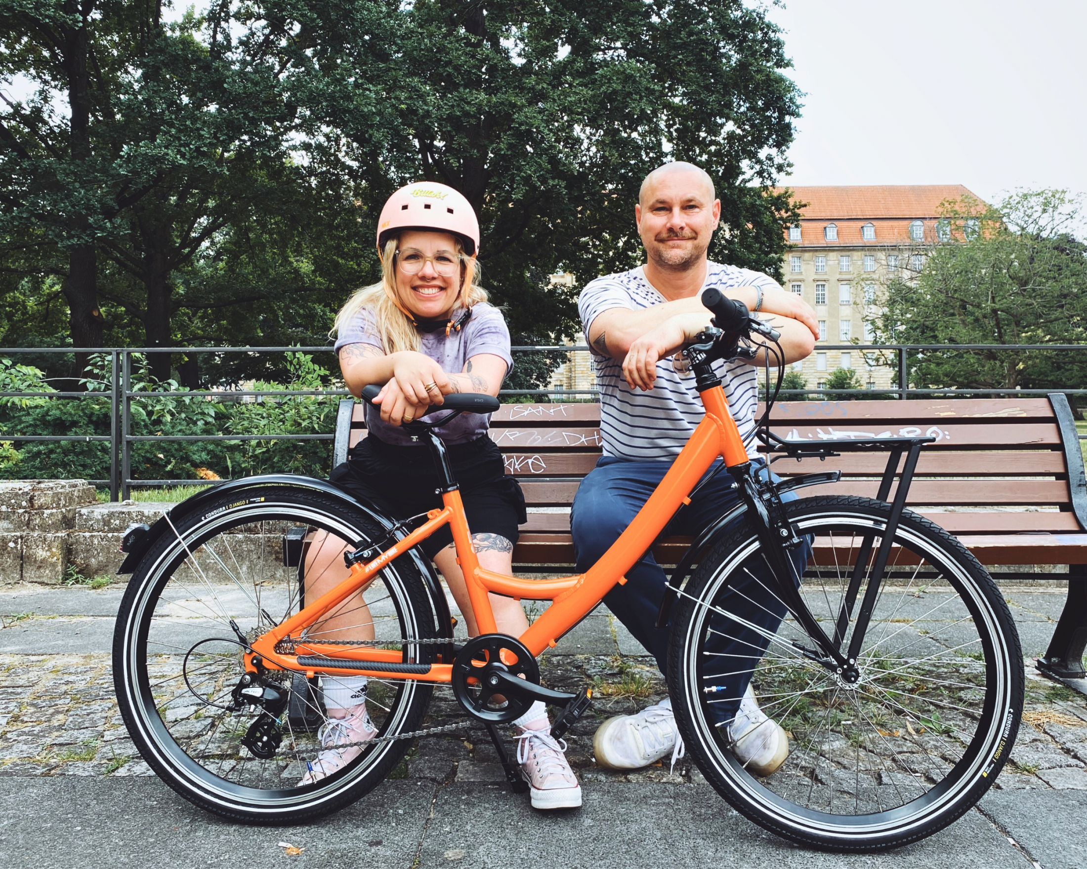 Ninia la Grande & Michael Sodar (Co-Founder TYPE Bike)